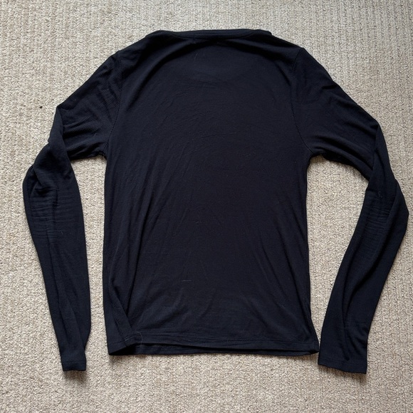 Knix Modal Rib Long Sleeve, Black, M - Picture 5 of 6